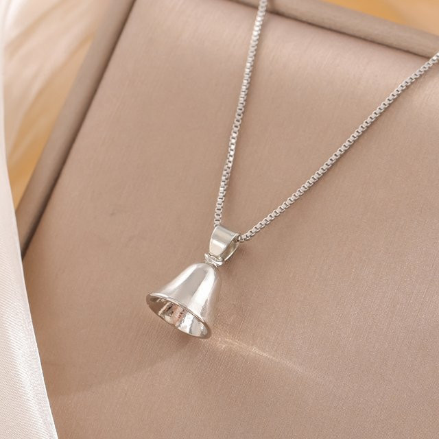 GaGa-Duck Halskette, 925 Silber, Glocke Schloss, Klassisch - Bild 1