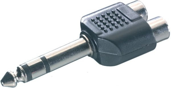 Vivanco Adapter 41048 5/51-N auf 3,5 mm Klinke in Silber - Bild 1