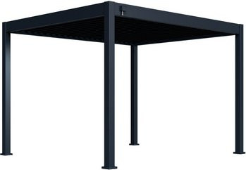 Paragon Outdoor Pergola Grand Tuscan 1012 mit Lamellendach aus Aluminium, Anthrazit, B: 370 cm, T: 310 cm, H: 256 cm - Bild 5