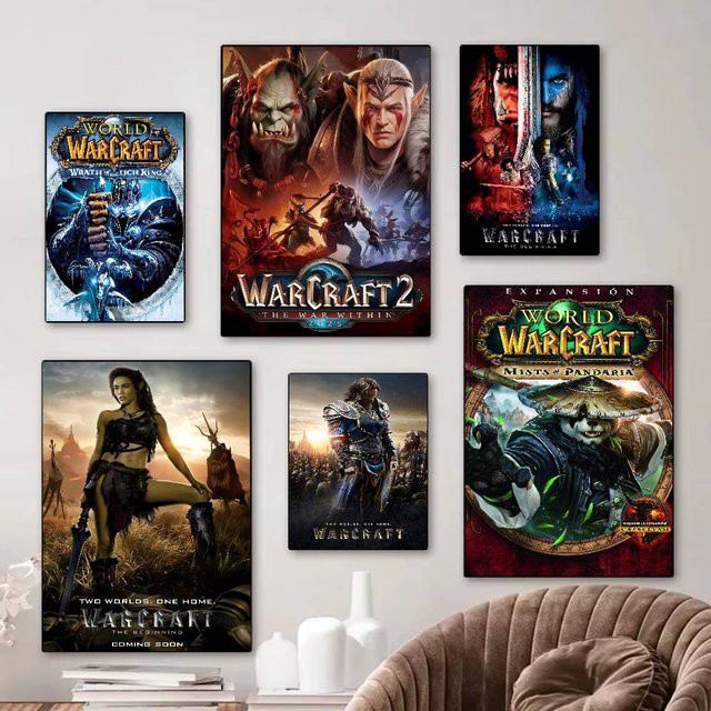Selbstklebendes Kunstposter World of Warcraft von Rastar, Mehrfarbig, Rechteckig - Bild 1