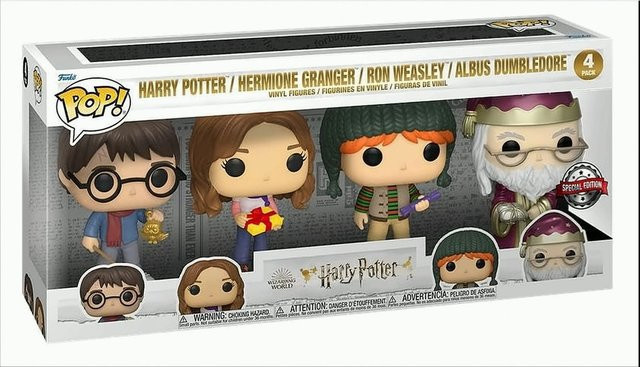 Funko Harry Potter Holiday 4er-Pack Pop Movie Vinyl - Bild 1