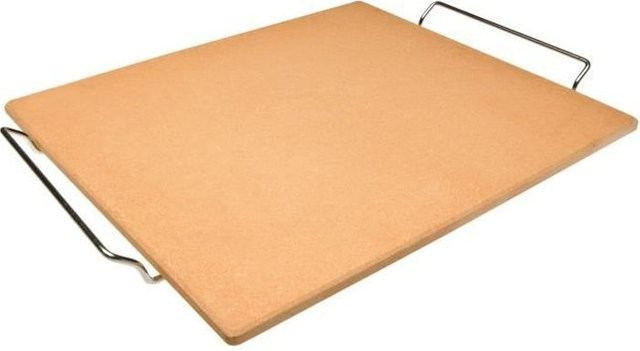 Ibili Pierre pour Pizza Pizzastein aus Cordierit, rechteckig, Beige, B/T/H: 41 x 35 x 1,5 cm - Bild 1