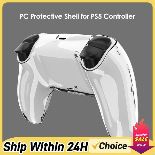 VKTECH Ultra-dünne transparente PC-Schutzhülle für deinen PS5-Controller - Bild 1