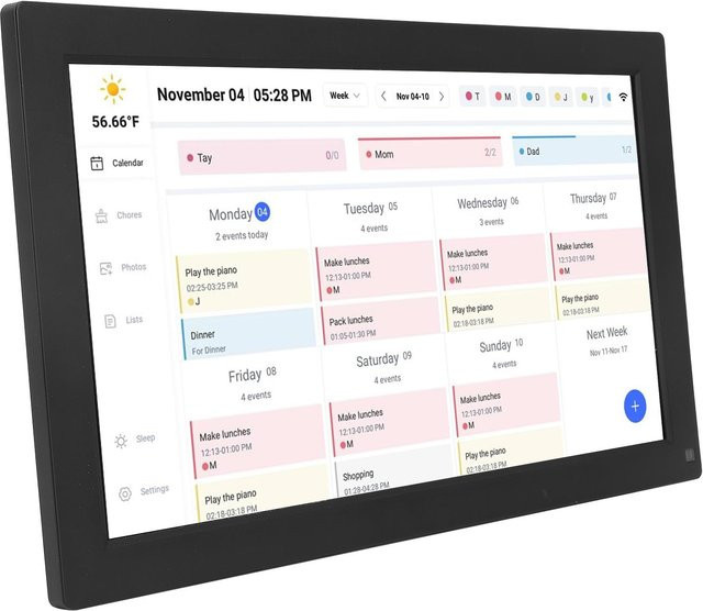 Digitaler Familienplaner Kalender mit Type 4, Wandkalender - Bild 1