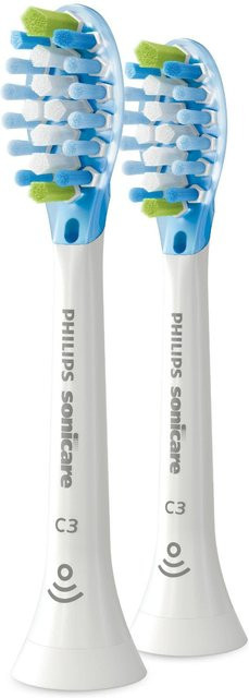 Philips Sonicare C3 Premium Plaque Defence Ersatzbürstenköpfe, 2 Stück, Weiß - Bild 1