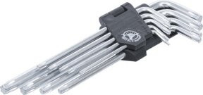 BGS Do it yourself Winkelschlüssel-Satz T-Profil Torx T10 - T50, 9-teilig, silber - Bild 1