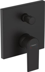Hansgrohe Fertigmontageset Vernis Shape UP-WA.-EHM mit integrierter Sicherheitsstopp-Kombination in Matt-Schwarz - Bild 1