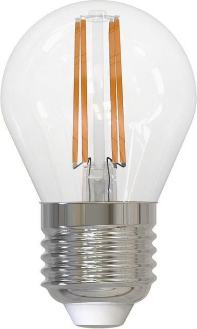 Hama LED-Filamentlampe E27 Tropfenform, 470 lm, Warmweiß, Glas, Transparent - Bild 1