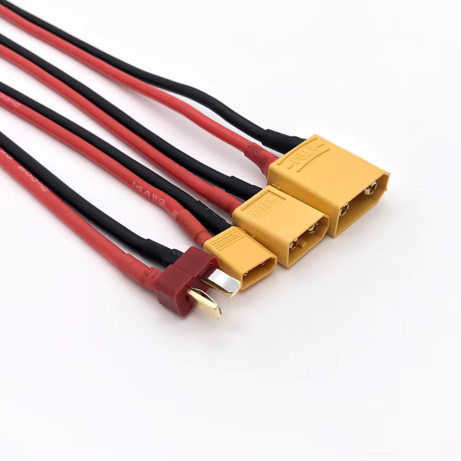 YSIDO Ladekabel mit XT30 XT60 oder XT90 Stecker auf 4,0 mm Bananenstecker, roter Silikondraht 14 AWG, Länge: 22 cm, für B6 Ladegerät und Lipo Batterien - Bild 2