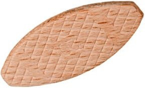 facett Verbindungsplättchen Nr.10 aus Buche, Farbe: Braun, B/T/H: 5,5 x 1,9 x 0,4 cm - Bild 1