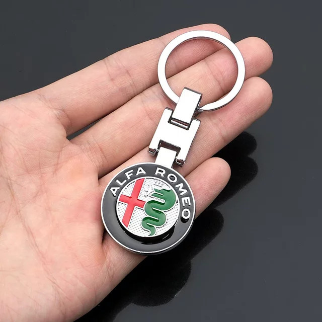 Schlüsselanhänger Alfa Romeo, Metall, Unisex - Bild 1