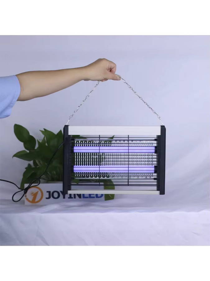JOYINLED Elektrische Mückenvernichtungslampe mit 2 LED-Röhren als tragbarer Insektenfänger für Terrasse, Garten und Camping - Bild 4