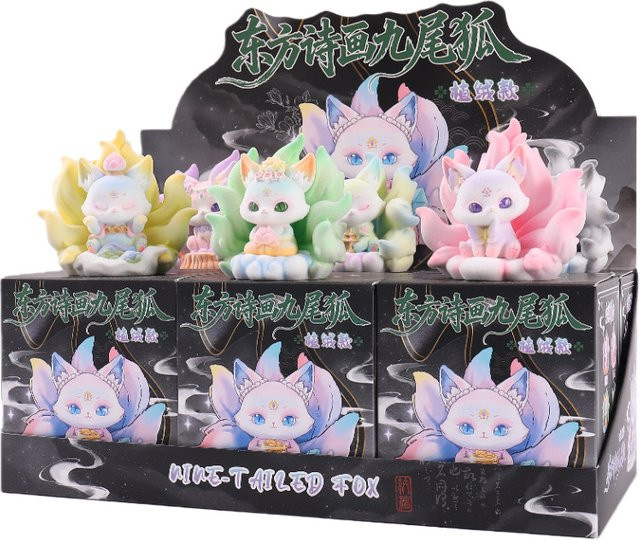 Potdemiel Neunschwänziger Fuchs, Blindbox, Ornament-Modell, Bunt / Mehrfarbig - Bild 1