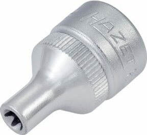 Hazet TX Steckschlüssel-Einsatz 880-E5 Vierkant hohl 10 mm (3/8 Zoll) in Silber - Bild 1