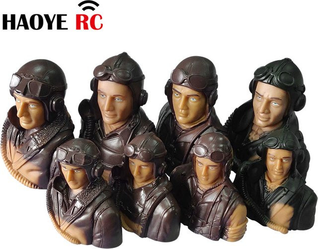 Haoye Zivilpiloten-Figuren, Spielzeugmodell, 1 Stück, Braun, Grün - Bild 1