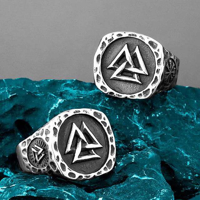 Mygrillz Ring, Edelstahl, Vintage, Herren, Silber - Bild 1