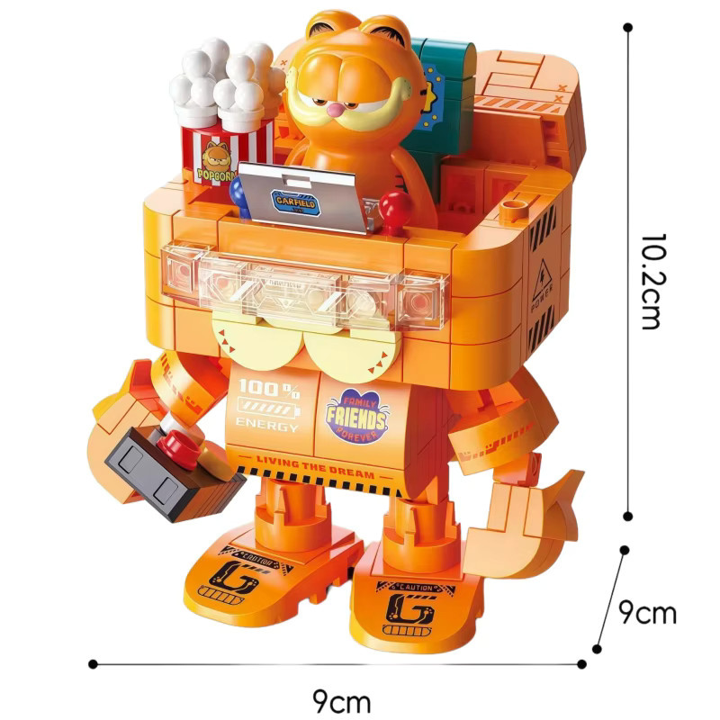 Garfield Mecha Fahrzeug-Bausatz, Bausteine - Bild 3
