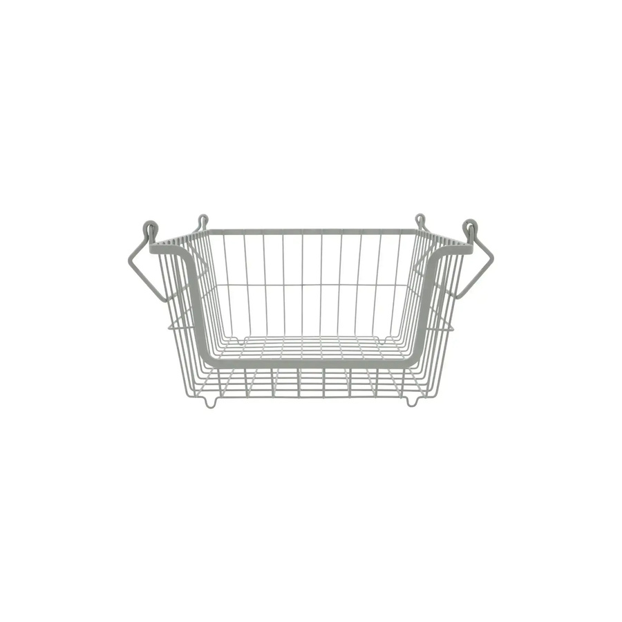 Meraki Metall-Aufbewahrungskorb Nico grau B/T/H: 27 x 15 x 35 cm - Bild 1
