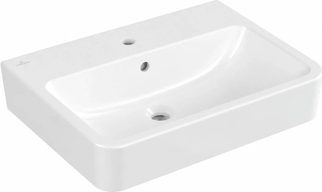 Villeroy & Boch Waschbecken ONovo, Weiß, Wandhängend, mit Überlauf, Breite: 60 cm - Bild 1