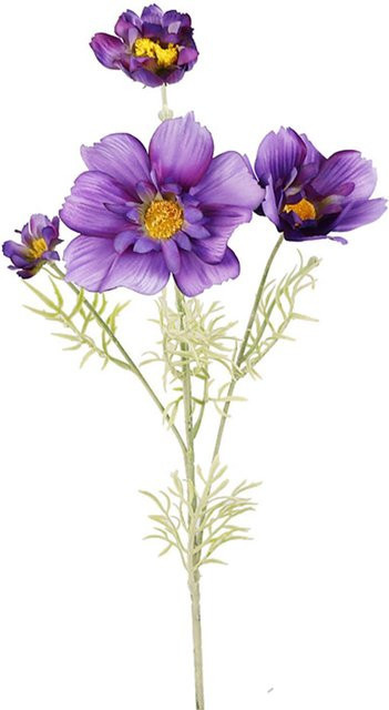 Künstliche Kosmee Galsang Blume von OutsideWorld in Violett mit langem Stiel aus Seide - Bild 1