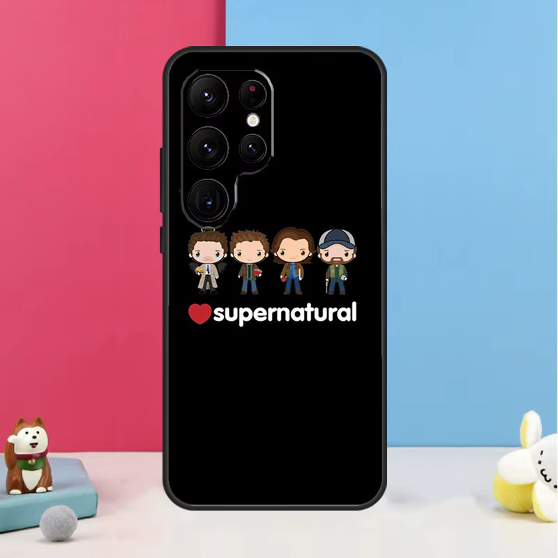 Supernatural Castiel Schutzhülle für Samsung Galaxy S25 S24 S23 S22 S21 S20 S10 Ultra Plus FE Rückseiten-Schutzhülle - Bild 2