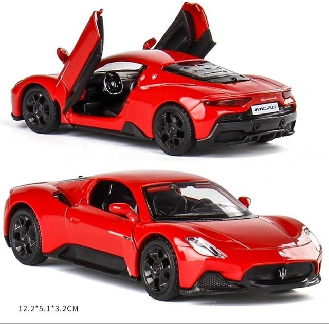 RMZ City Maserati MC20 Supercar, Spielzeugfahrzeug, Metall, 1:36, Rot - Bild 1