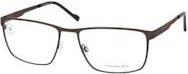 TITANFLEX Korrektionsbrille, Vollrand, Rechteckig, Titanium, Herren, grau, braun - Bild 1