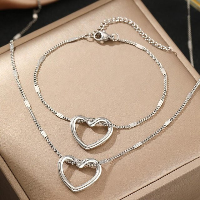 Lucky Star Jewelry Schmuck-Set Edelstahl, Zirkonia, Damen - Bild 1
