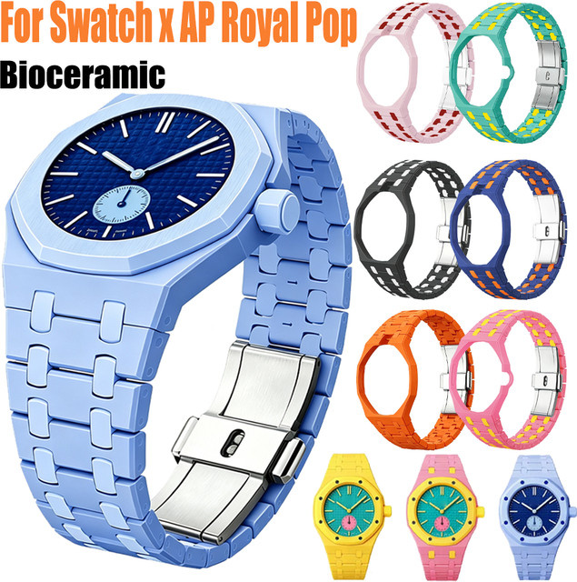 Swatch Uhrenarmband, Biokeramikgehäuse, Keramik, Bunt, Unisex - Bild 1