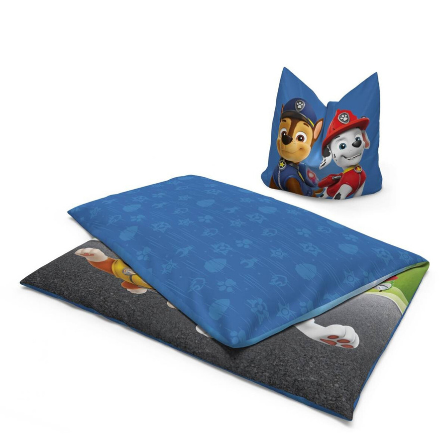 Paw Patrol Microfaser Bettwäsche für Kinder Multicolor mit Kissenbezug und Reißverschluss, B/H: 135 x 200 cm und 80 x 80 cm - Bild 2