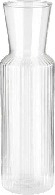 APS Glaskaraffe LINES mit Deckel, transparent, 0,9 l - Bild 1