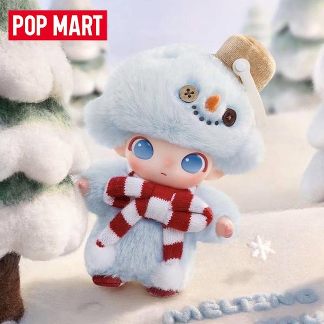 POP MART DIMOO Schneemann-Serie, Vinyl-Plüsch, Blindbox, ab 18 Jahren - Bild 1