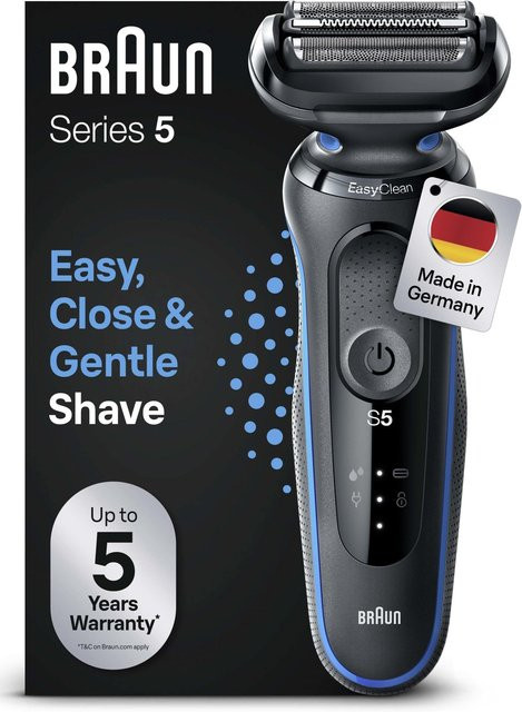 Braun Series 5 Herrenrasierer, Schwarz, Blau - Bild 2