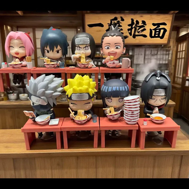 Bandai Naruto Shippuden Ramen-Themen Blindbox Figuren mehrfarbig aus Kunststoff - Bild 5