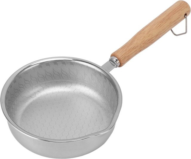 CosyHome Antihaft-Edelstahl-Bratpfanne mit Wabenstruktur in Silber - Bild 1