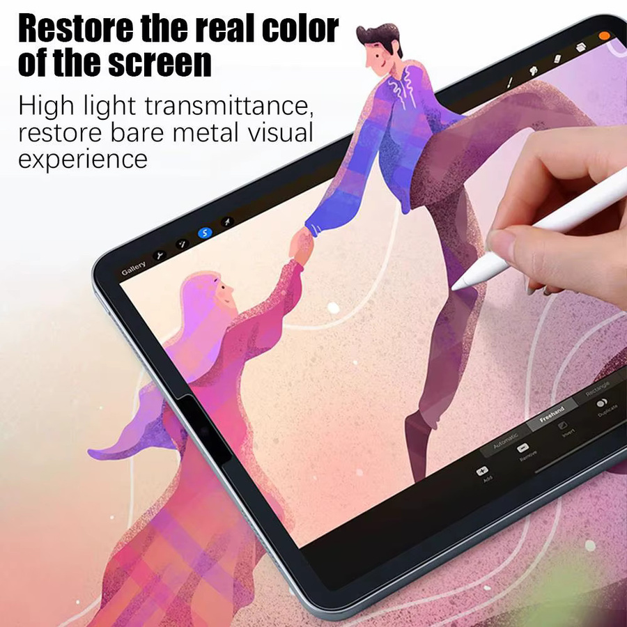 2er-Pack Papiergefühl Displayfolie für Apple iPad Pro, Air und Mini, transparent - Bild 2