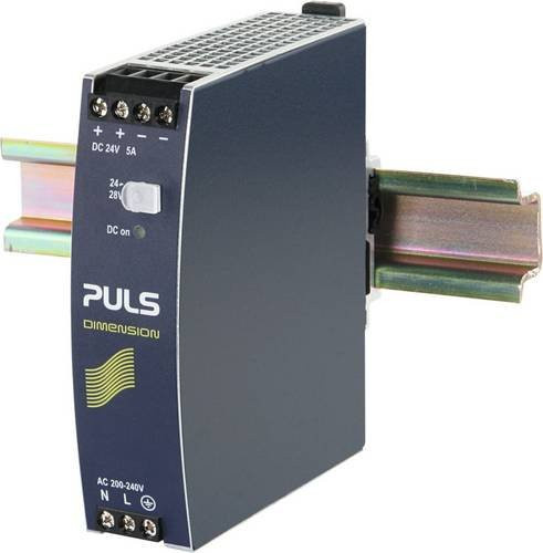 PULS CS5.244 Hutschienen-Netzteil DIN-Rail 24 V/DC 5A 120W Anthrazit - Bild 1