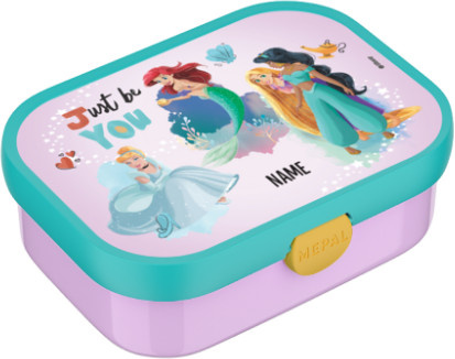 Mepal Disney Princess Brotdose mit Besteck in Multicolour personalisierbar mit Namen und Foto - Bild 1