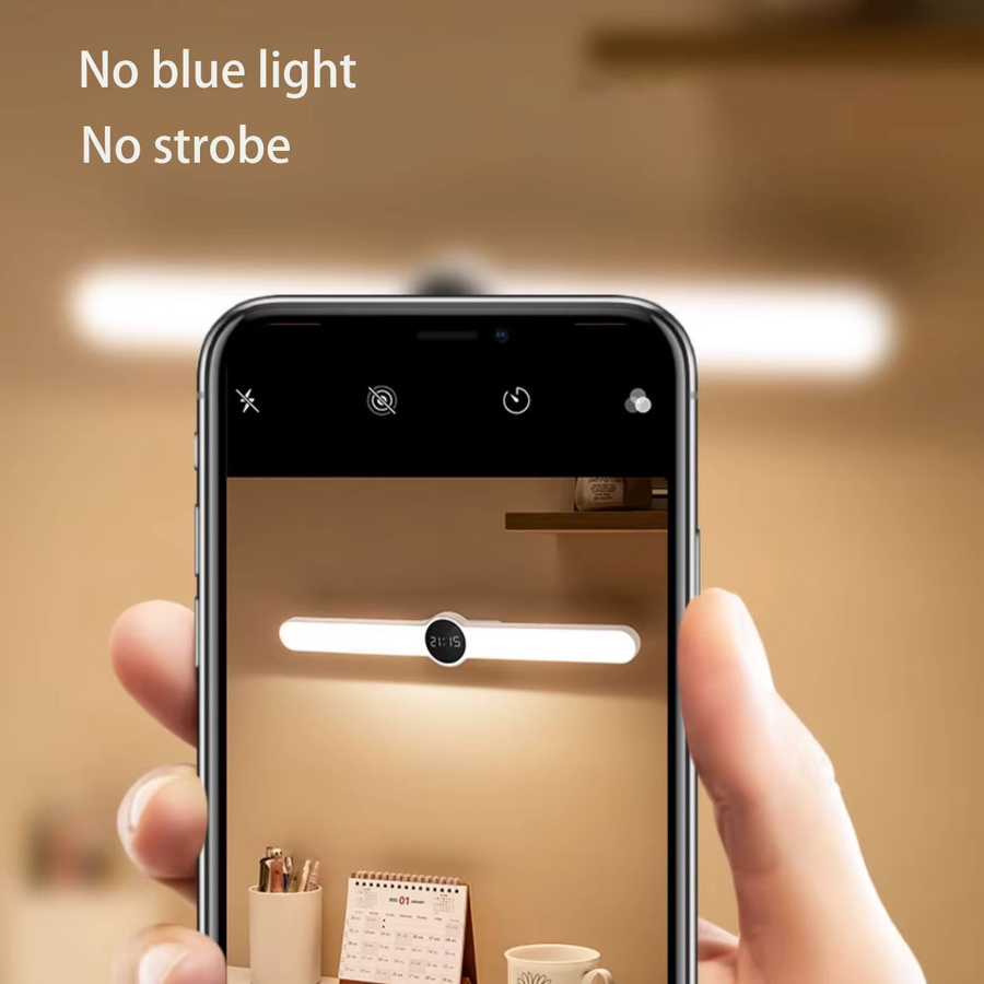 ggbingo LED-Schreibtischlampe mit Augenschutz, dimmbar und CCT-Steuerung, Weiß, Touch-Bedienung, ideal für Home Office und Studium - Bild 3