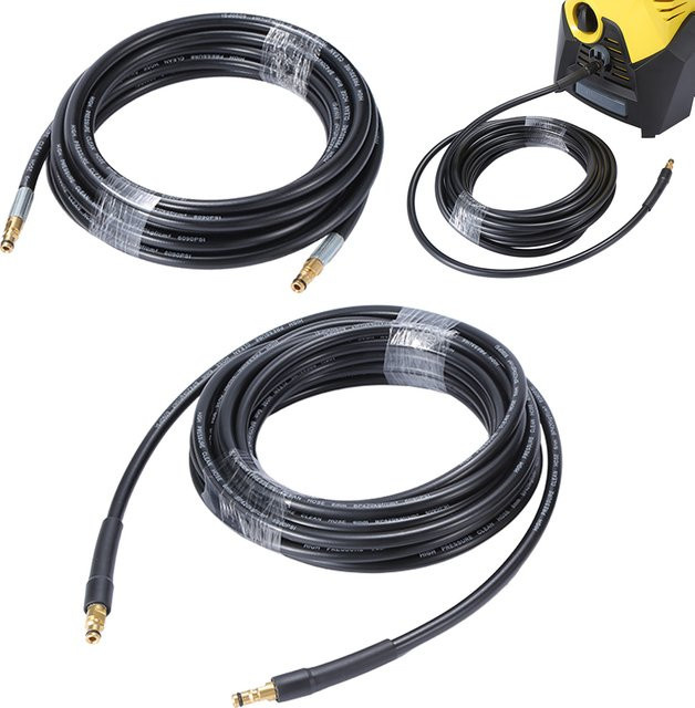 Kärcher Hochdruckreiniger-Ersatzschlauch 2.643-585.0 mit Klick-Typ-Stecker und Schnellanschluss für K2-K7 Modelle in Schwarz - Bild 1