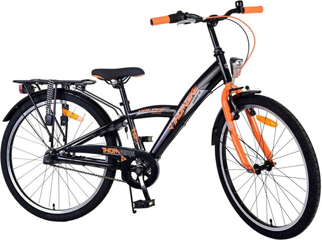 TPFSports Thombike Kinderfahrrad, Jungen, 24 Zoll, 3 Gänge, Orange - Bild 1