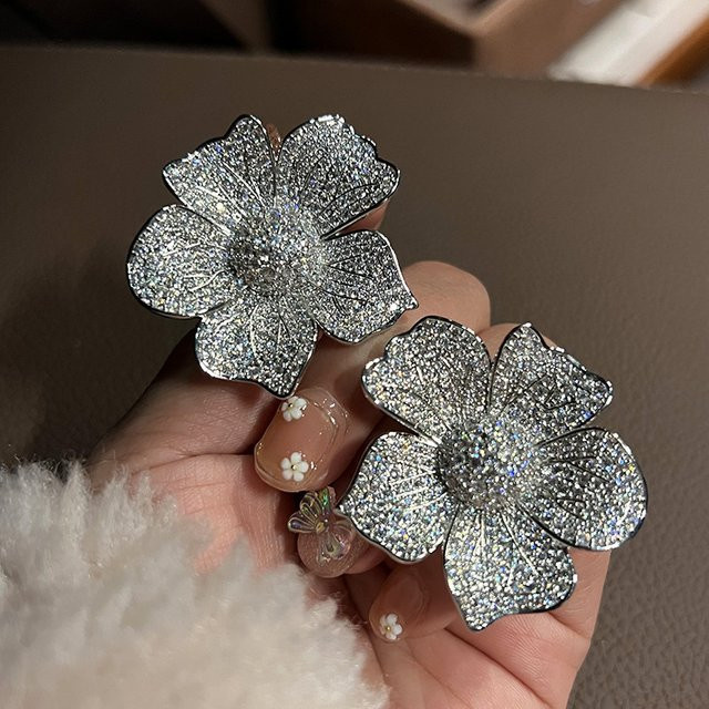 choucong Ohrringe, Weißgold, Diamant, Zirkonia, Damen - Bild 1
