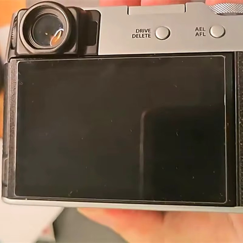 Fujifilm Glas-Displayschutzfolie für X100VI und X100V LCD Display sowie EVF Sucher, transparent - Bild 3