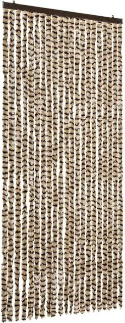 vidaXL Insektenschutz-Vorhang aus Chenille in Beige und Braun, B: 90 cm, H: 220 cm - Bild 1
