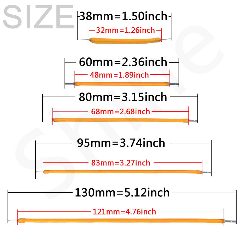 10 Stück DT&ZM LED Filament COB Ersatzteile für Edison Glühbirnen, 3V, flexibel - Bild 2