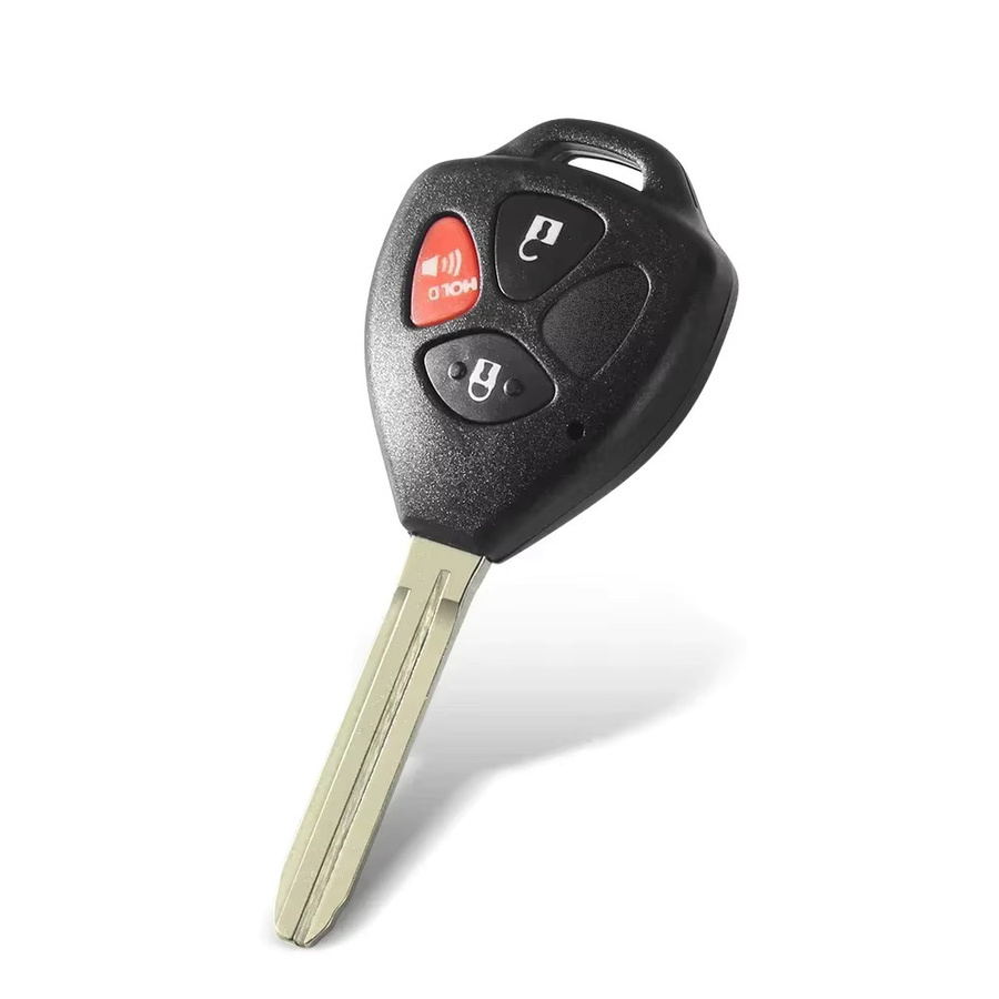Keyyou 3-Tasten-Fernbedienung Autoschlüssel 312MHz für Toyota Scion Yaris mit 4D67 Chip, Schwarz - Bild 2