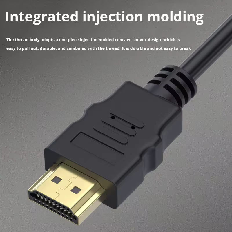 HDMI-Kabel Version 1.4 für 1080p und 3D High-Definition in Schwarz - Bild 2