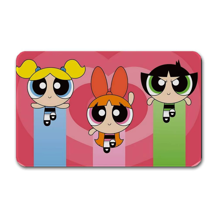 Rutschfeste Badezimmermatte The Powerpuff Girls von Potdemiel in Multicolour, B/T: 60 x 40 cm - Bild 5