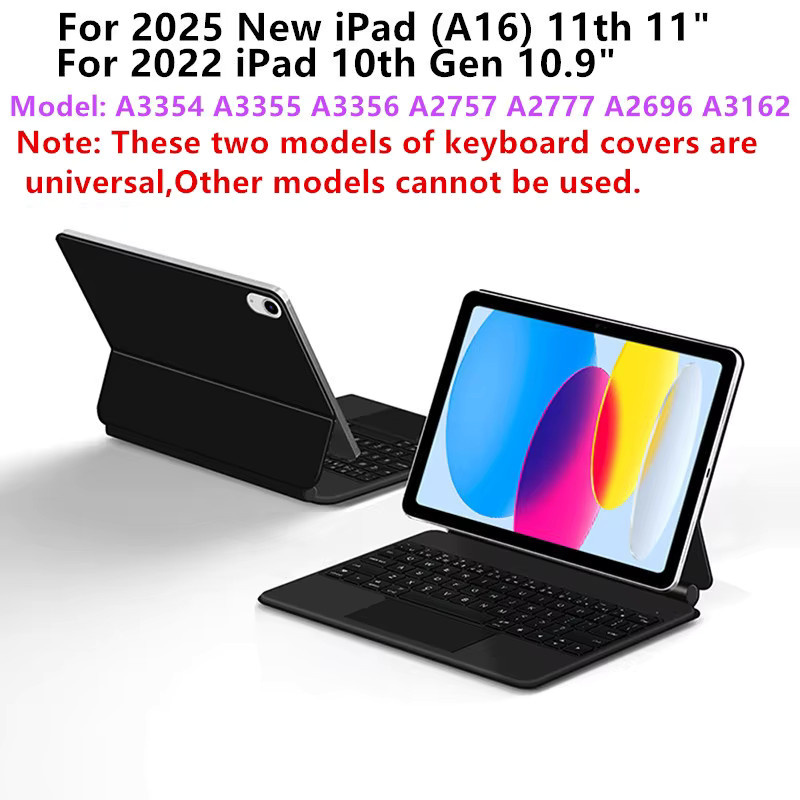 Apple Magic Keyboard Magnetische Hülle mit schwebendem Ständer und Multi-Touch-Tastatur für iPad 11 Zoll, 10. und 11. Generation - Bild 2