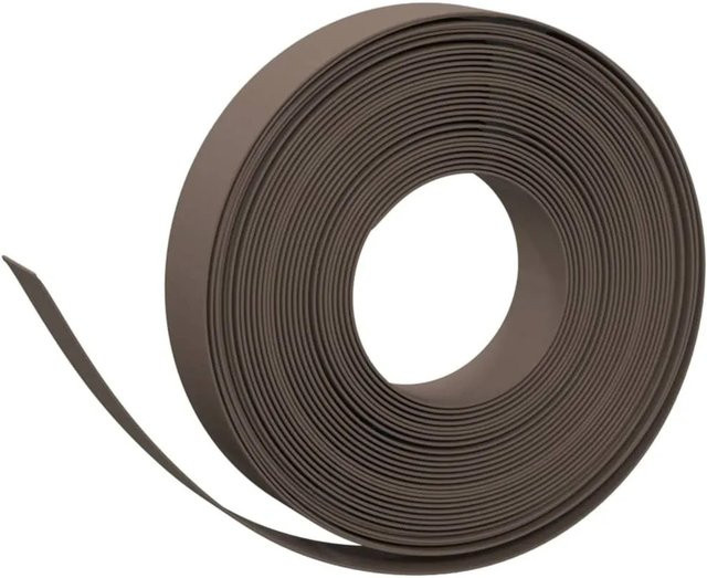 vidaXL Rasenkante aus Polyethylen in Braun, 10 m Länge, Höhe: 10 cm - Bild 1